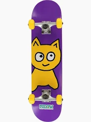 Meow Skateboards Big Cat Purple Complete Skateboard 7.00 x 29.00