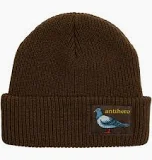 Anti-Hero Skateboards Lil Pigeon Label Cuff Beanie Brown