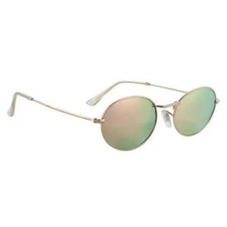 GLASSY CAMPBELL GOLD/PINK MIRROR POLARIZED SUNGLASSES