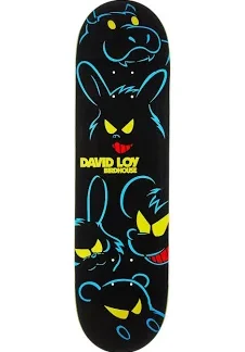 BIRDHOUSE DAVID LOY BAD ANIMALS Skateboard DECK 8.5