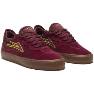 Lakai Owen Vulc Cardinal Suede Size 8.5 Skate Shoes