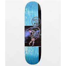 Scumco Dave Abair Sports Red 8.6" Skateboard Deck