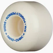 Powell Peralta Andy Anderson Pro Nano-Cubic 97A - Asymmetrical Shape - Medium Ride Patch - Offset Bearing - 52mm x 36mm 97A Skateboard Wheels 1 set