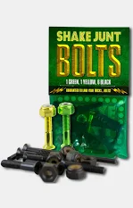SHAKE JUNT BAG-O-BOLTS 1 GRN/1 YLW/6 BLK HARDWARE PHILLIPS 1"