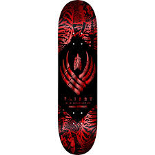 Powell Peralta Skeleton Red Foil FLIGHT Skateboard Deck - 8.38" K26