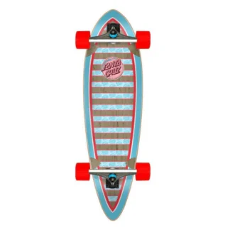 Santa Cruz Banner Check Route 33 Pintail Longboard Complete 37.5"
