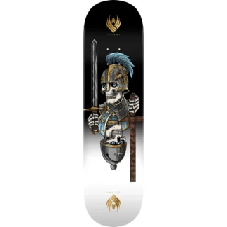 Powell Peralta Pro Dan Corrigan Chess Skulls FLIGHT Skateboard Deck Gold Foil - Shape 315 - 8.42 x 31.88