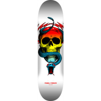 Powell Peralta McGill Skull & Snake Skateboard Yellow Fade / White - Shape 244 K20 - 8.5 x 32.08