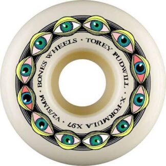 BONES WHEELS X-Formula Skateboard Wheels Pudwill Frying Eyes 51 V2 Locks X-Formula X97 1 set
