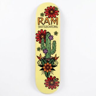 Ram Skateboards Yellow Cactus 8.5" Skateboard Deck