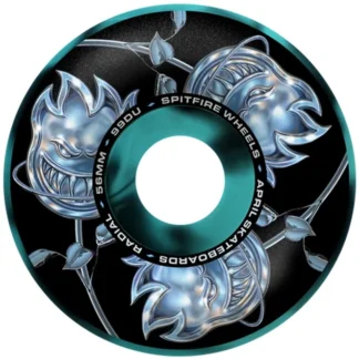 Spitfire Formula Four April Bighead Rose Swirl Radial 56mm 99D (Set of 4) Skateboard wheels