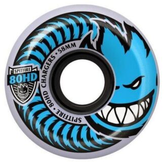 Spitfire 80HD Charger Conical Full clear/blue 54mm (set of 4) Skateboard Wheels