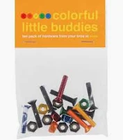 ENJOI COLORFUL LITTLE BUDDIES PHILLIPS HARDWARE 7/8" (10 BOLTS & 10 NUTS)