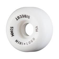 MINI LOGO HYBRID SIDECUTS WHITE 53MM 95A Wheels