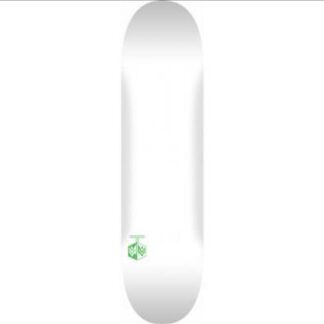 MINI LOGO DETONATOR 15 SKATEBOARD DECK 242 K20 SOLID WHITE - 8 x 31.45