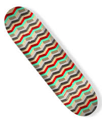 MINI LOGO PATTERN STEPS SKATEBOARD DECK 244 K20 - 8.5 x 32
