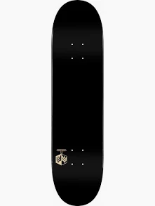 MINI LOGO DETONATOR 15 SKATEBOARD DECK 191 K16 SOLID BLACK - 7.5 X 28.65 - MINI