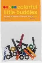 "ENJOI COLORFUL LITTLE BUDDIES PHILLIPS HARDWARE 7/8"" (10 BOLTS & 10 NUTS)"