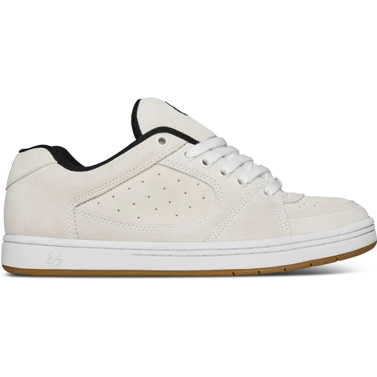 éS Accel – white/black/white size 10 Skate Shoes