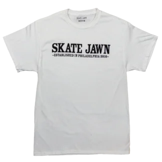 Skate Jawn L Established T-shirt White
